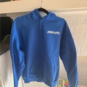 Blue Alpha Phi (Aphi) sorority hoodie #GreekLife